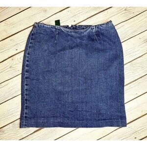 Ralph Lauren Lauren Jeans Co Denim Skirt Size 10P Petite